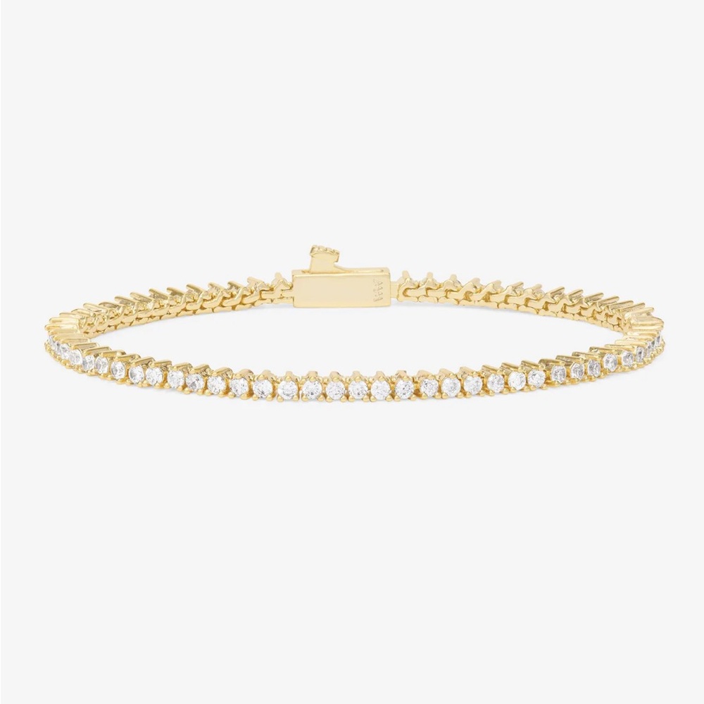 Melinda Maria Gold “Baby Not Your Basic Tennis Bracelet”